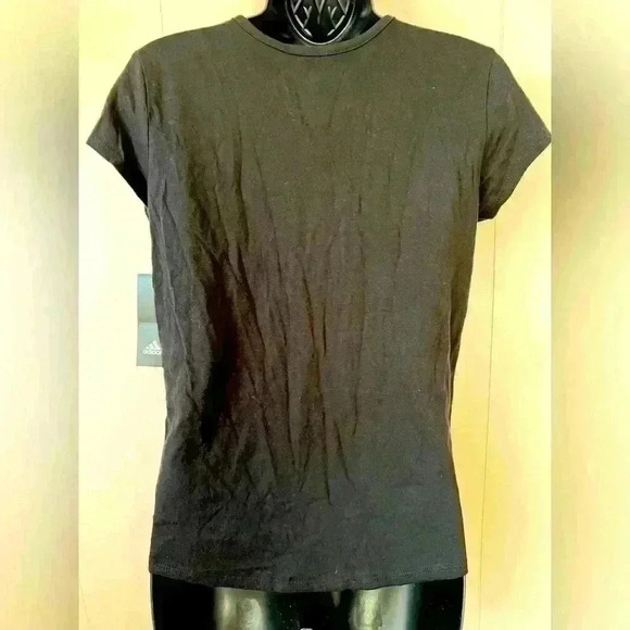 Girls XL Sz 16 (Or Women's Small) NWT Adidas Logo Short Sleeve Tee - Picture 2 of 5